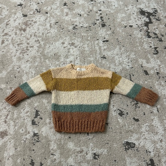 Rylee + Cru Striped Sweater Size 6-12 Months - Picture 1 of 4